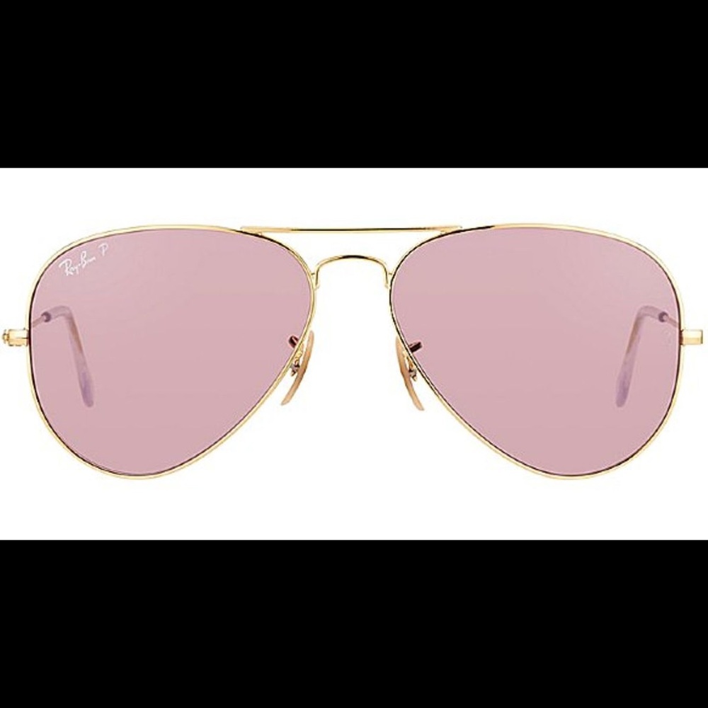 Ray-Ban Aviator Classic Gold Polarized Pink Legend Sunglasses
